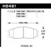 Hawk® - 0.646 Thickness HPS Disc Brake Pads