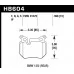 Hawk® - 0.598 Thickness HPS 5.0 Disc Brake Pads