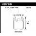 Hawk® - 0.624 Thickness DTC-60 Disc Brake Pads