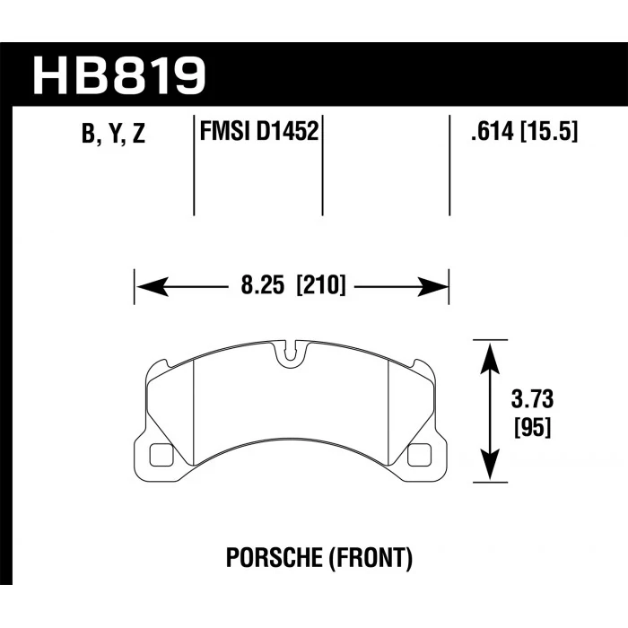 Hawk® - 0.614 Thickness LTS Disc Brake Pads