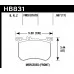 Hawk® - 0.667 Thickness Performance Ceramic Disc Brake Pads