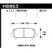 Hawk® - 0.605 Thickness LTS Disc Brake Pads