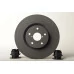Hawk® - 10.24" Talon Slotted Front Vented Brake Rotors, 1.38" Height