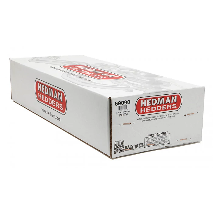 Hedman Hedders® - Standard Duty 1-5/8" Tube Dia. 3" Coll. Full Length Design Uncoated Headers