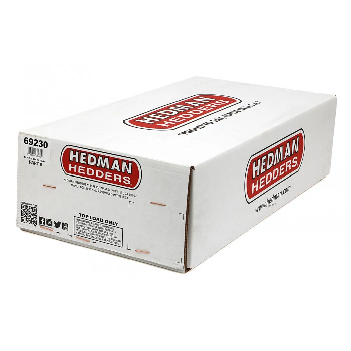 Hedman Hedders® - Standard Duty 1-5/8" Tube Dia. 3" Coll. Full Length Design Uncoated Headers