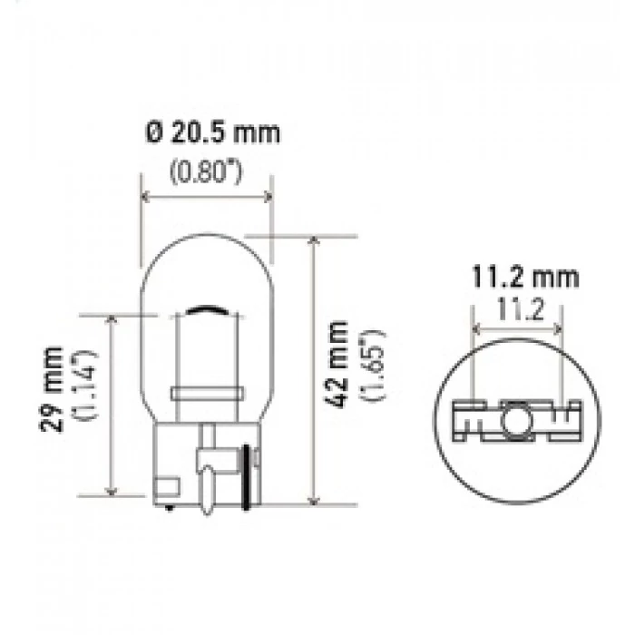 Hella® - 7441 Standard Series Incandescent Miniature Light Bulb