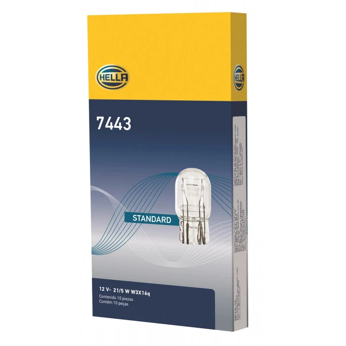 Hella® - 7443 Standard Series Incandescent Miniature Light Bulb