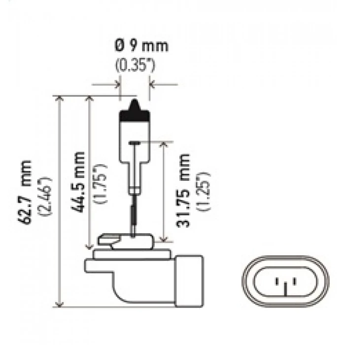 Hella® - 881 Standard Series Halogen Light Bulb