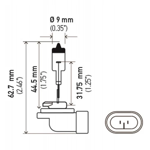 Hella® - 881 Standard Series Halogen Light Bulb