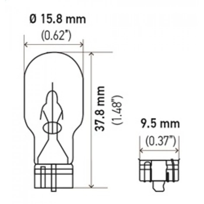 Hella® - 912 Standard Series Incandescent Miniature Light Bulb