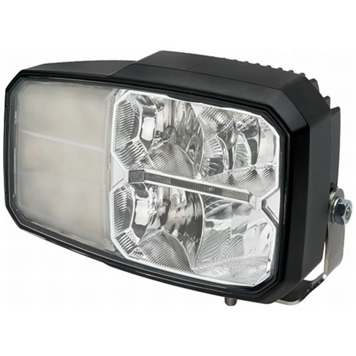 Hella® - C140 Series 250 mm Oval C140 Series Driver Side Chrome LED Headlight