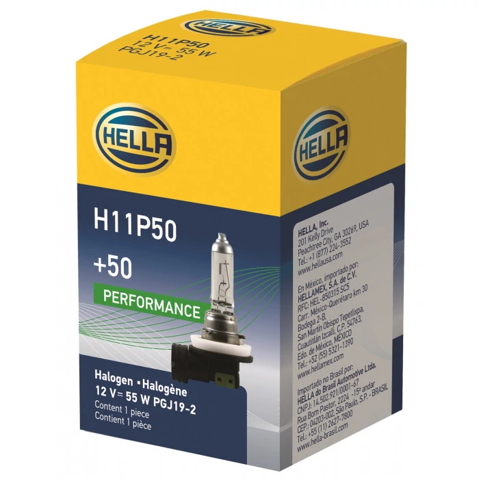 Hella® - H11P50 Performance Series Halogen Light Bulb