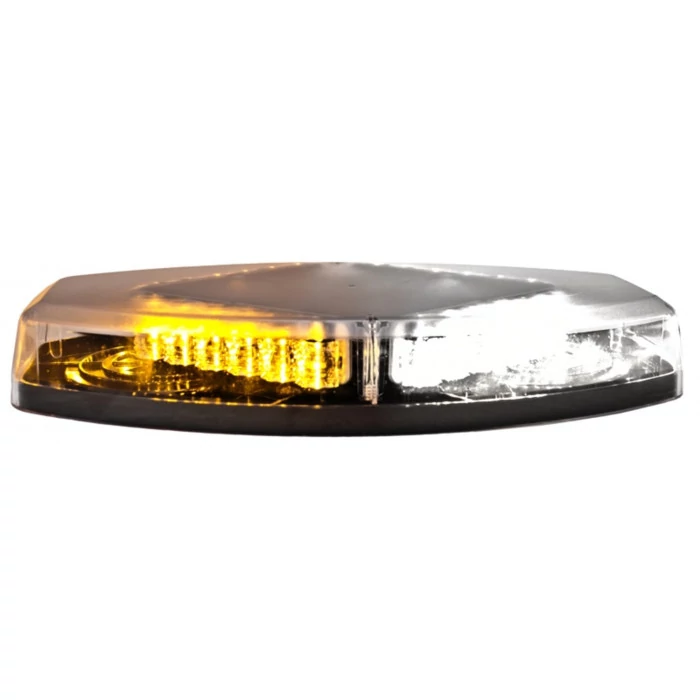 Hella® - 8" MLB 50 Bolt-On Mount Mini Amber/White Emergency LED Light Bar