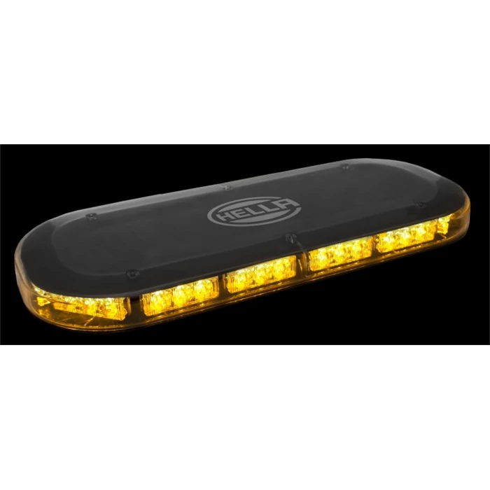 Hella® - 15.7" MLB 200 Bolt-On Mount Mini Amber Emergency LED Light Bar