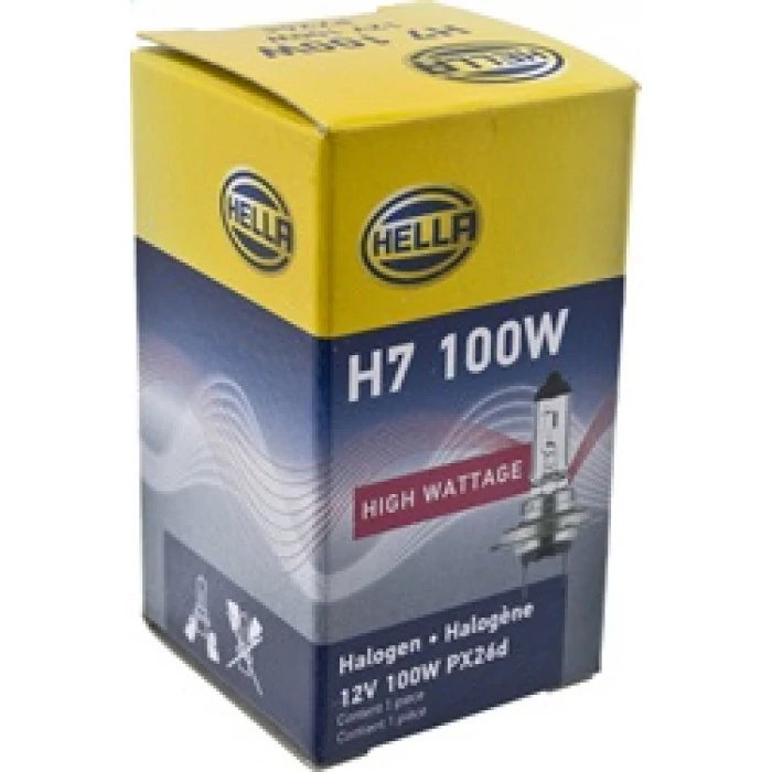 Hella® - H7 100W High Wattage Series Halogen Light Bulb