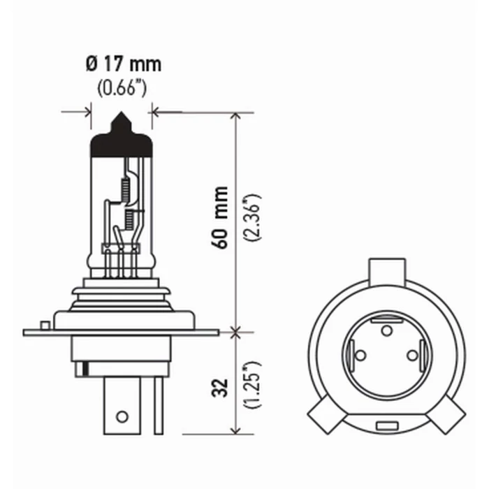 Hella® - HS1SB Standard Series Halogen Light Bulb