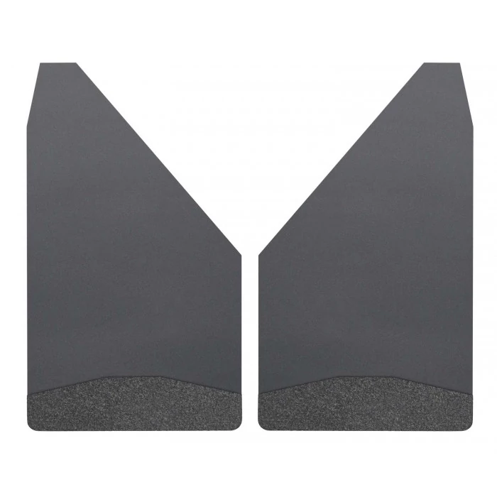 Husky Liners® - 12 in. Wide Mud Flaps, Black Top and Weight