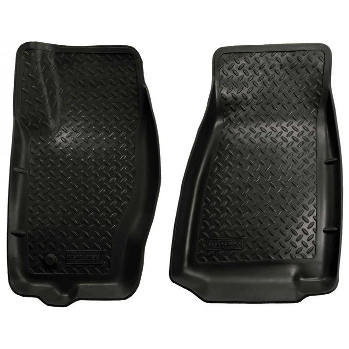 Husky Liners® - Classic Style 1st Row Black Floor Liners