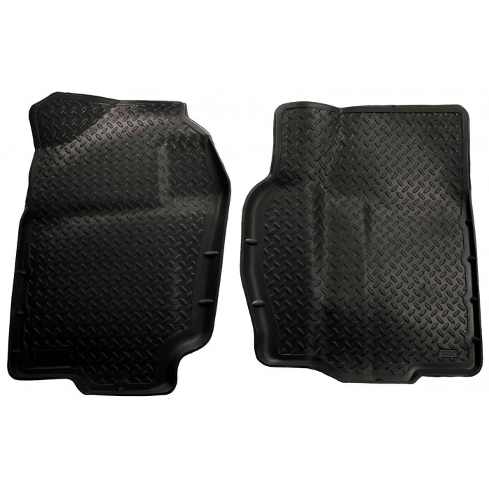 Husky Liners® - Classic Style 1st Row Black Floor Liners