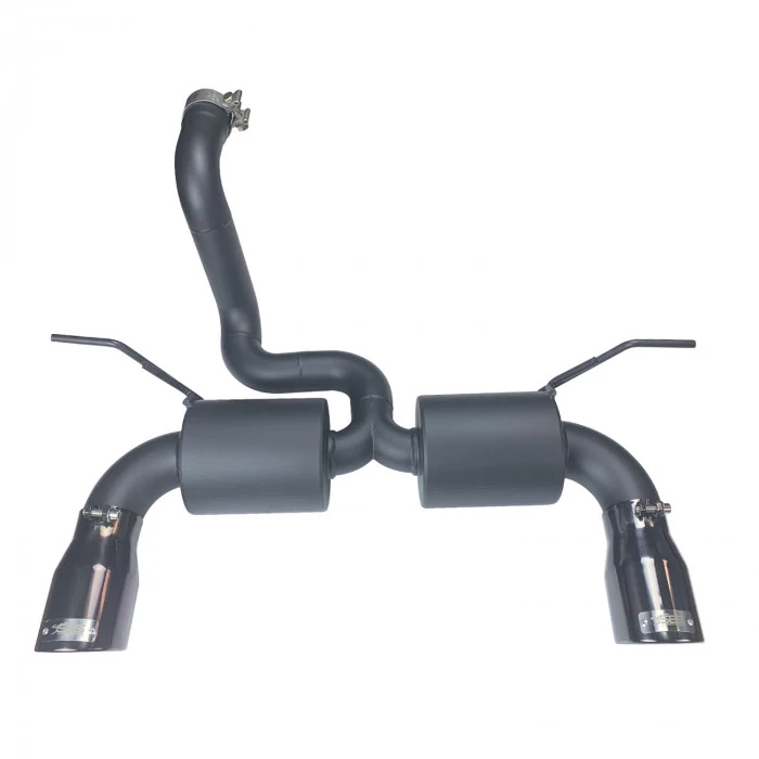 Injen® - Laser Black Dual Axle Back Exhaust System