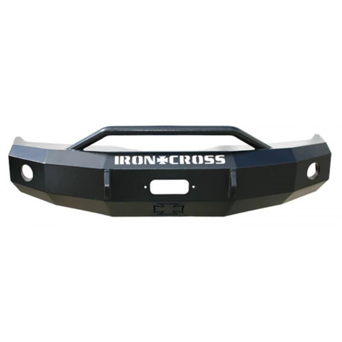 Iron Cross® - Heavy Duty Matte Black Bumper Push Bar Front Bumper