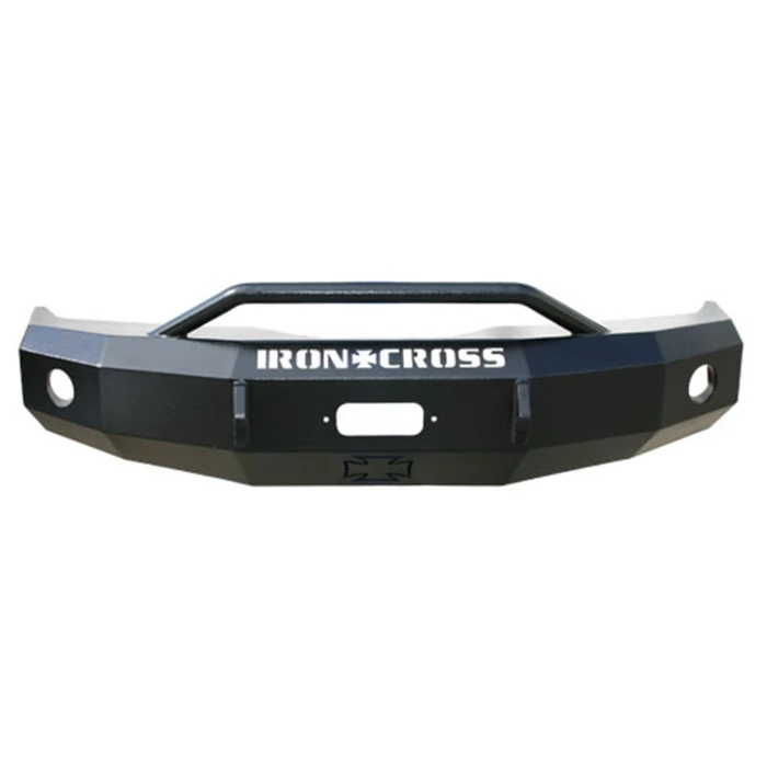 Iron Cross® - Heavy Duty Raw Push Bar Front Bumper