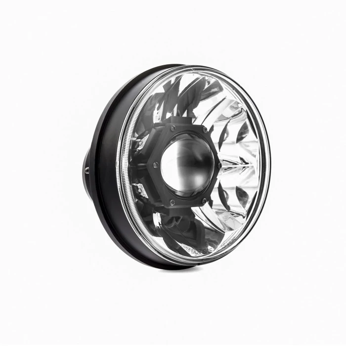 KC HiLiTES® - Gravity LED Pro 7" SAE/ECE 55W/60W Driving Beam Single Headlight