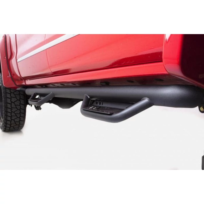 Lund® - 3" Terrain HX Step Cab Length Black Round Nerf Bars