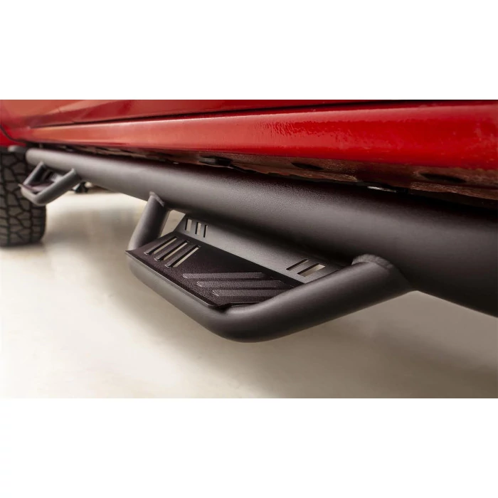 Lund® - 3" Terrain HX Step Cab Length Black Round Nerf Bars