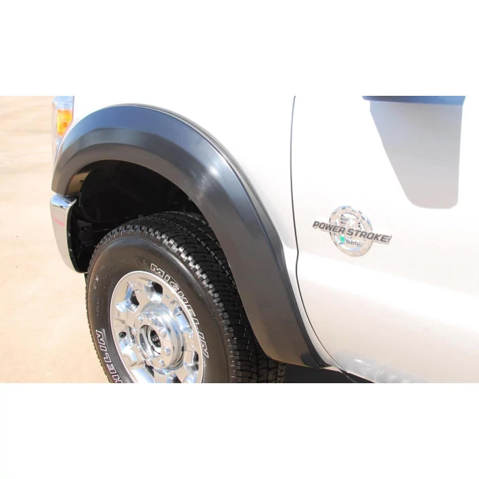 Lund® - Elite Series EX-Extra Wide Style Textured Black Front and Rear Fender Flares