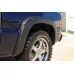 Lund® - Elite Series RX-Rivet Style Textured Black Front and Rear Fender Flares