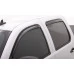 Lund® - In-Channel Ventvisor Elite Light Smoke Front and Rear Window Deflectors, for Extended Cab