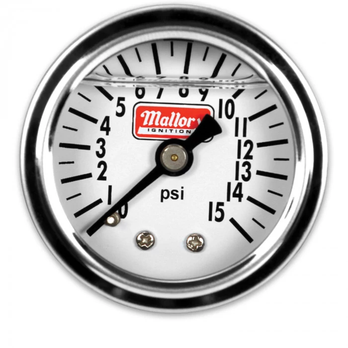 Mallory® - 1.5 Diameter Fuel Pressure Gauge