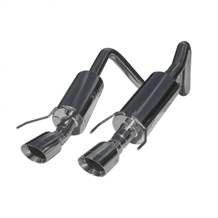 MBRP® - Exhaust 2 1/2in. Dual Muffler Axle Back 4in. Round Dual Wall Tips