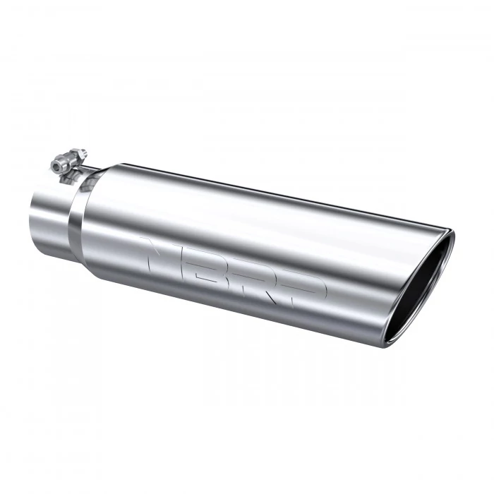 MBRP® - Tip 5" O.D. Angled Rolled End T304 Stainless Steel Exhaust