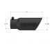 MBRP® - 4" O.D. Dual Aluminum Wall Angled 3" Inlet 10" Length Black Tip