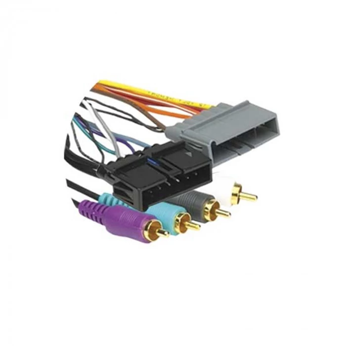 Metra® - TURBOWire Radio Wiring Harness with Low-Level Amplifier Integration