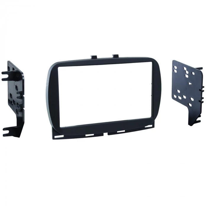 Metra® - Double DIN Matte Black Stereo Installation Dash Kit, Specific Mounting