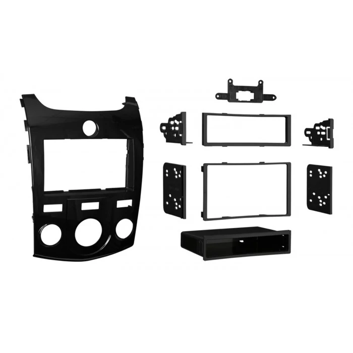 Metra® - TURBOKits Single/Double DIN High Gloss Black Stereo Installation Dash Kit