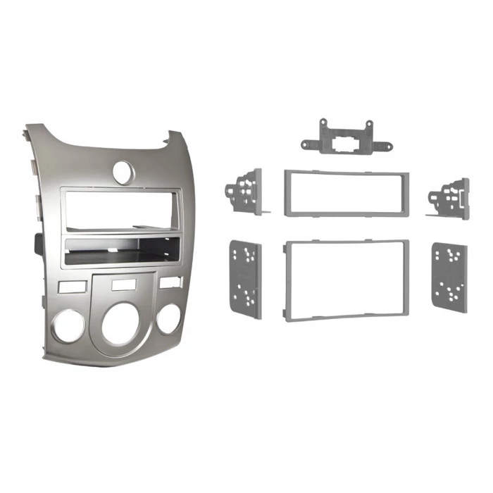 Metra® - TURBOKits Single/Double DIN Silver Stereo Installation Dash Kit