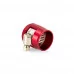 Mishimoto® - -4AN Red Hex Hose Finisher Clamp Set