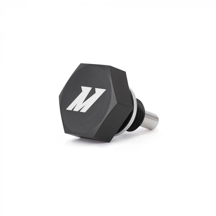 Mishimoto® - 1/2-20UNF, Black Magnetic Oil Drain Plug