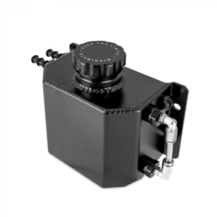 Mishimoto® - 1 Quart, Black Universal Coolant Overflow Tank