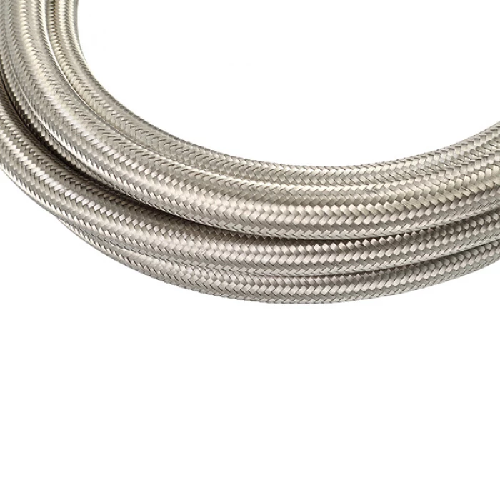 Mishimoto® - -4AN Stainless Steel 10ft Braided Line
