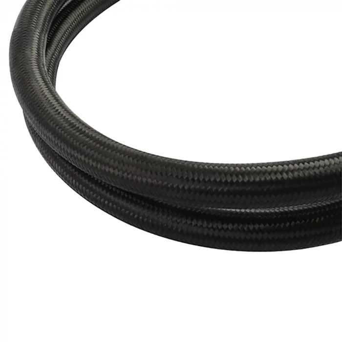 Mishimoto® - -6AN Black Nylon 15ft Braided Line
