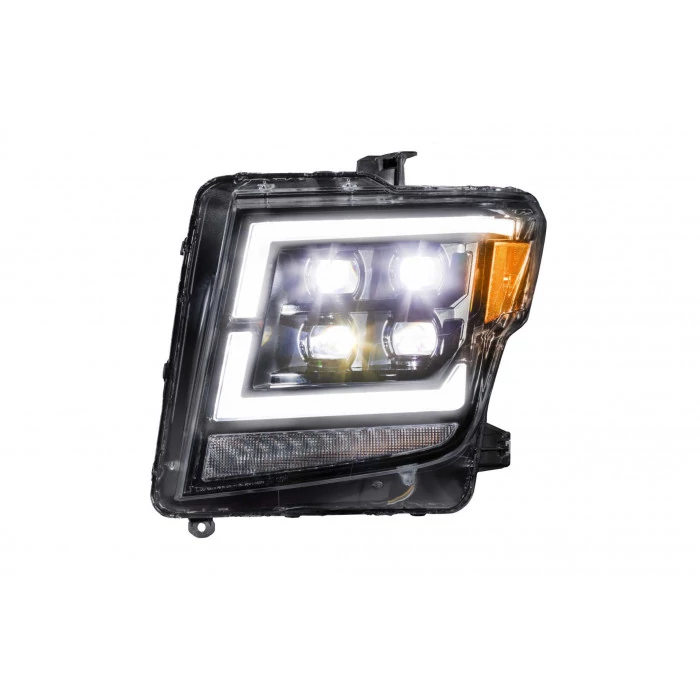 Morimoto® - Black DRL Bar Projector LED Headlights with Sequential Turn Signal