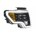 Morimoto® - Gloss Black Sequential DRL Bar Projector LED Headlights
