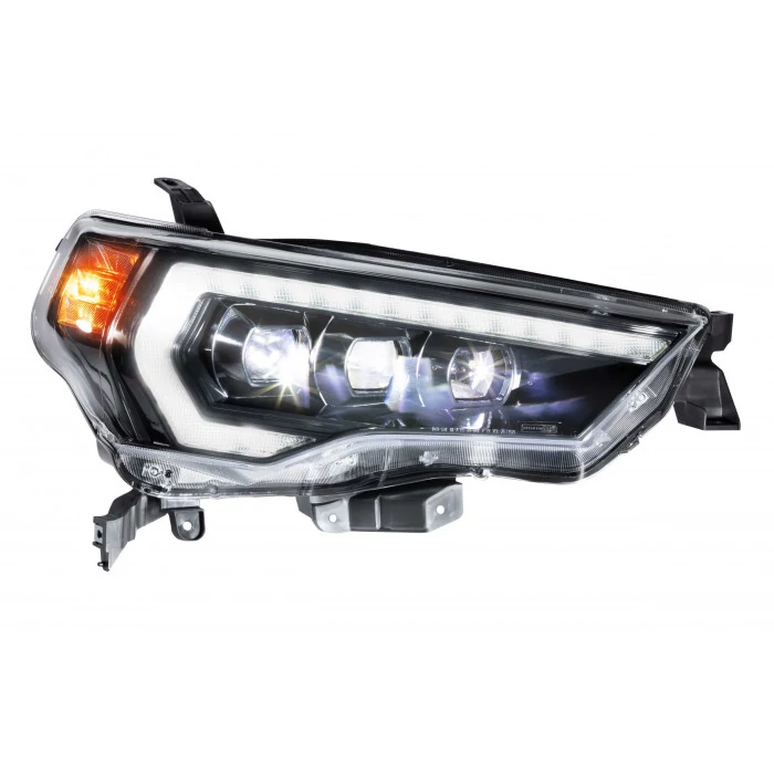 Morimoto® - G2 Gloss Black Sequential DRL Bar Projector LED Headlights with Sequential Turn Signal