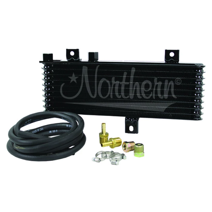 Northern Radiator® - 14 x 5 x 1 1/2 Universal Transmission Oil Cooler Kit for Trucks