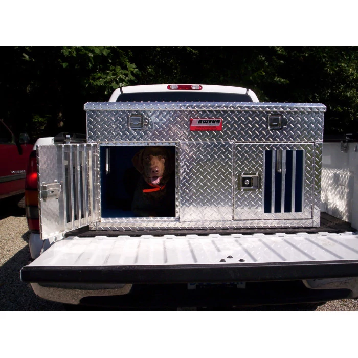 Owens Products® - Dog Box Hunter Series Double Compartment with Top Storage